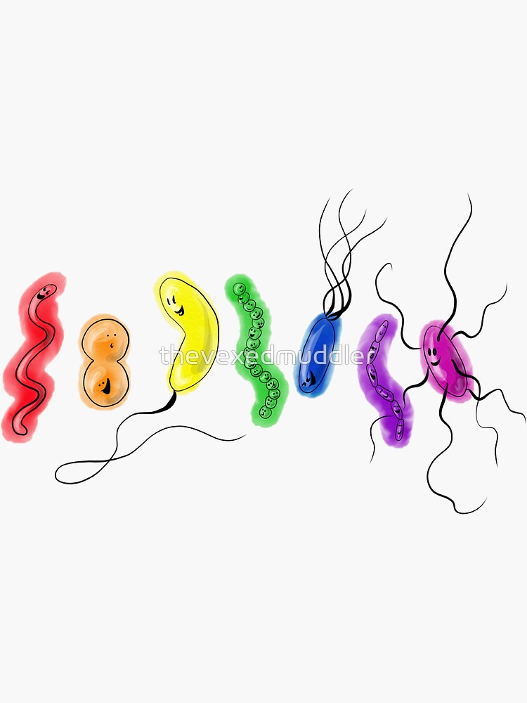 Pride Rainbow Bacteria by thevexedmuddler