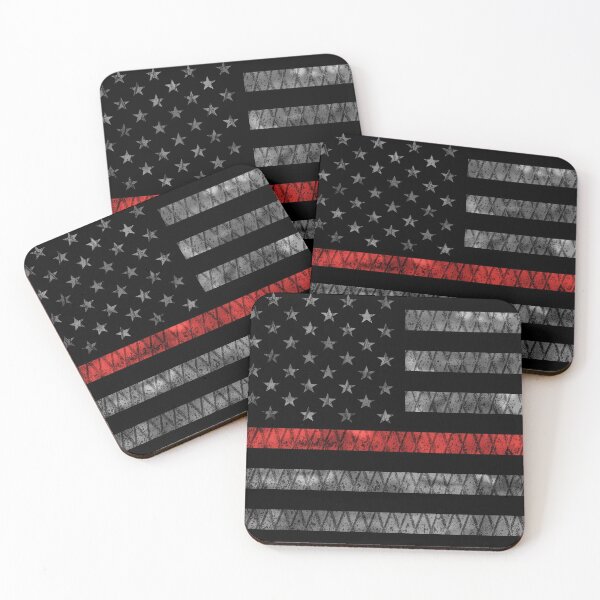 Item preview, Firefighter Thin Red Line Flag designed and sold by Jared Davies.
