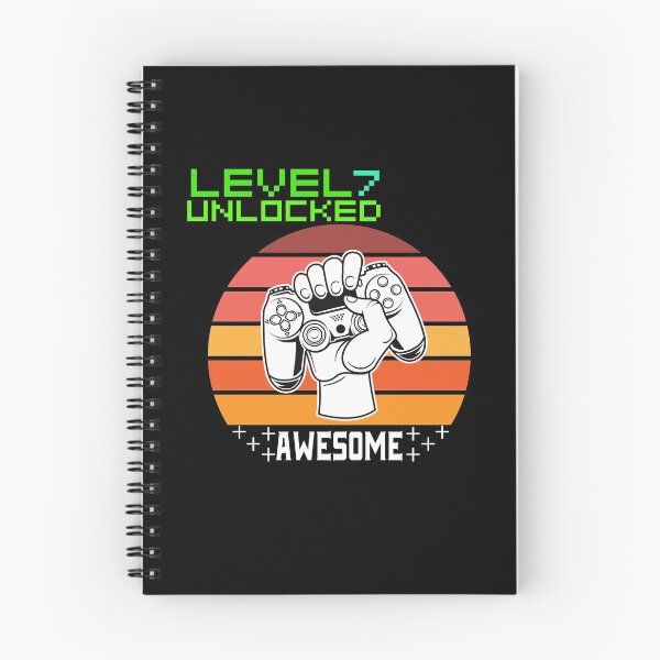 Item preview, Level 7 Unlocked Awesome 2014 Video Game 7th Birthday Gift  designed and sold by Zeus-Studio.