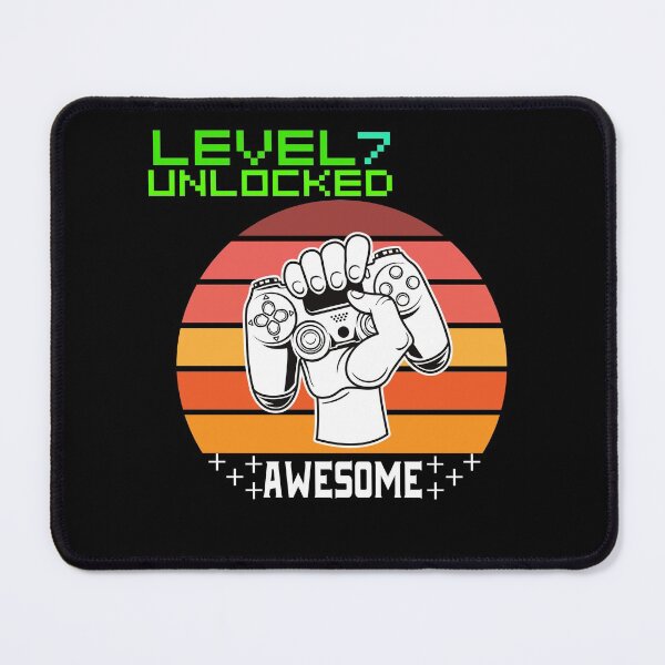 Item preview, Level 7 Unlocked Awesome 2014 Video Game 7th Birthday Gift  designed and sold by Zeus-Studio.