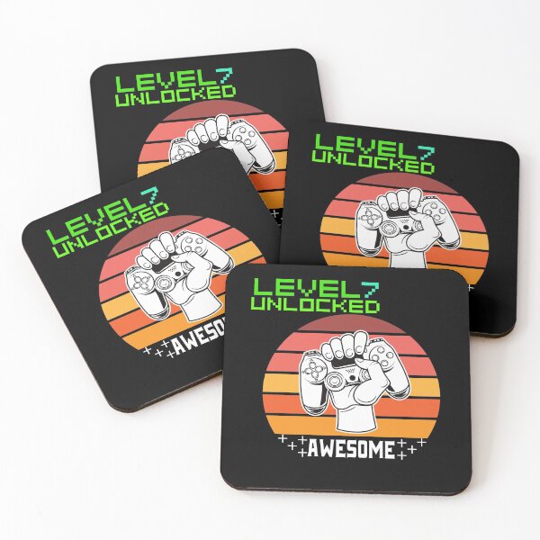 Item preview, Level 7 Unlocked Awesome 2014 Video Game 7th Birthday Gift  designed and sold by Zeus-Studio.