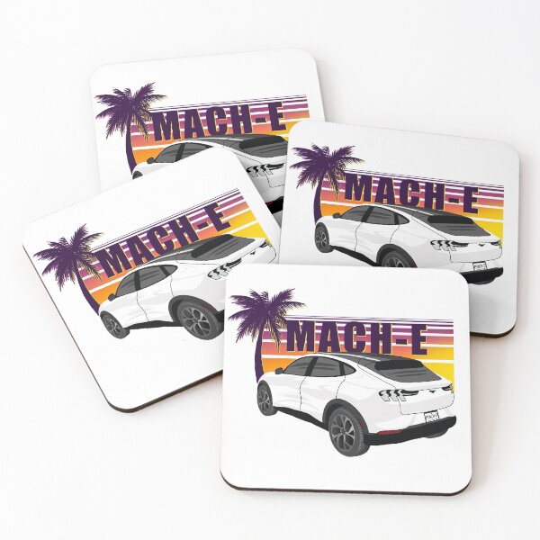Item preview, Sunset Mach-E in Star White designed and sold by zealology.