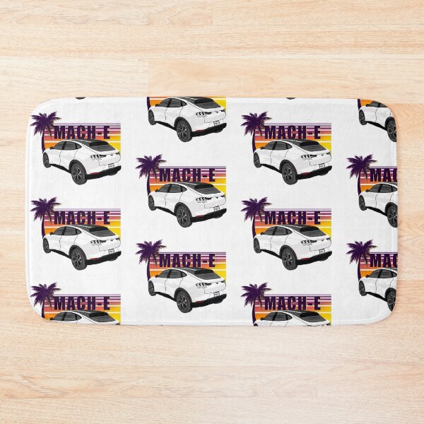 Item preview, Sunset Mach-E in Star White designed and sold by zealology.
