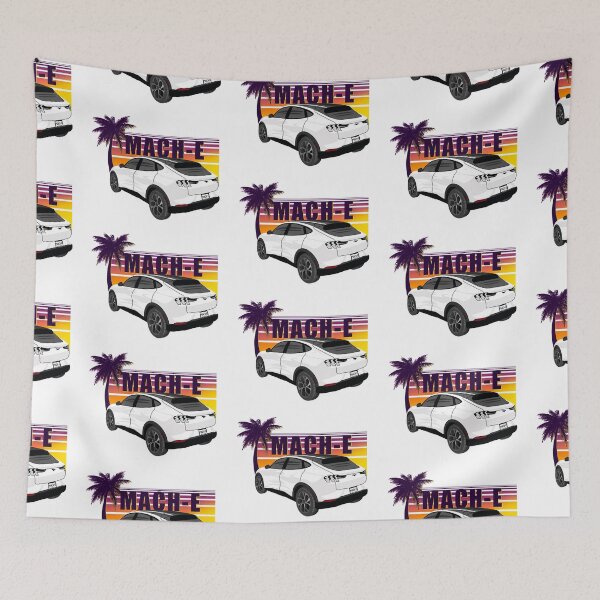 Item preview, Sunset Mach-E in Star White designed and sold by zealology.