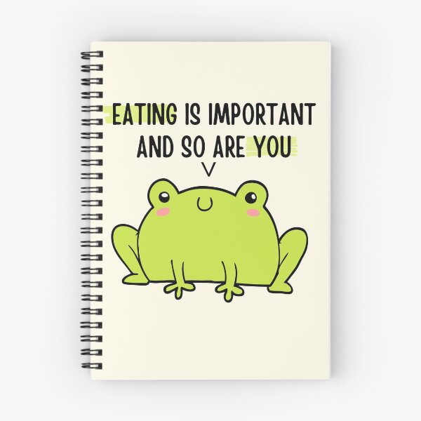 Item preview, Cute Frog Says: Eating Important and So Are You  designed and sold by ThoughtJumble.