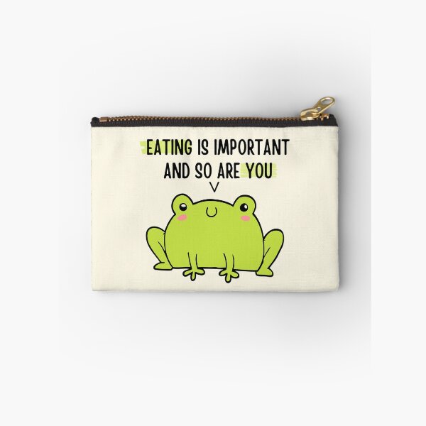 Item preview, Cute Frog Says: Eating Important and So Are You  designed and sold by ThoughtJumble.