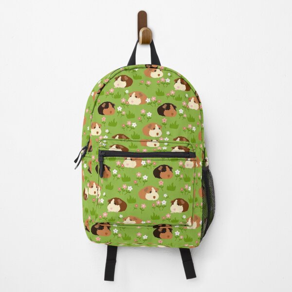 Item preview, Guinea Pig and Flowers - Green designed and sold by Lulupainting.
