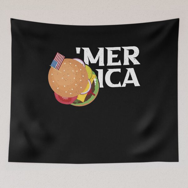 Item preview, American Flag USA Cheeseburger Day Merica designed and sold by Dressed For  Duty.