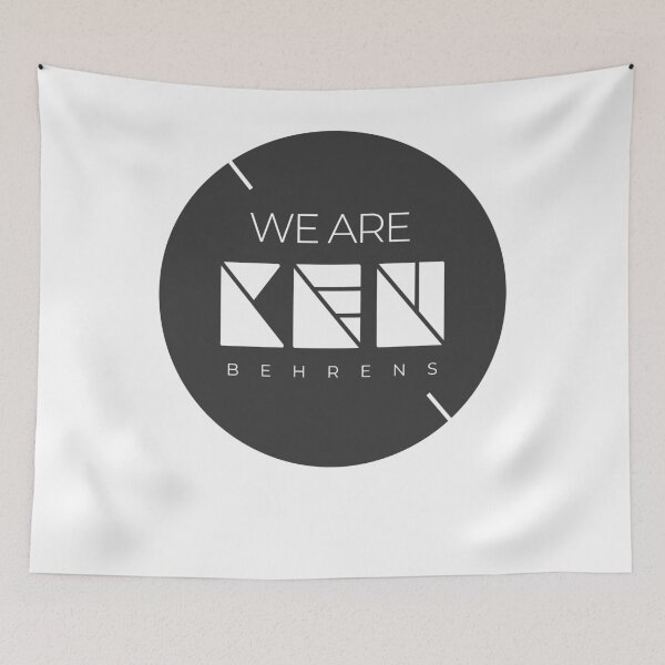 Item preview, We Are Ken Behrens Sticker designed and sold by RandolphDejesus.