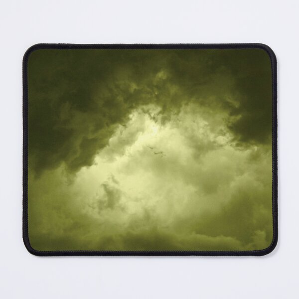 Item preview, Golden Yellow Turbulent dark stormy clouds angry menacing and tormenting designed and sold by James-Cole.
