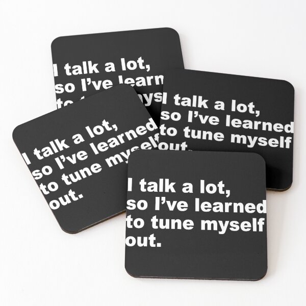 Item preview, I Talk a Lot Office Quote designed and sold by capecodgoods.