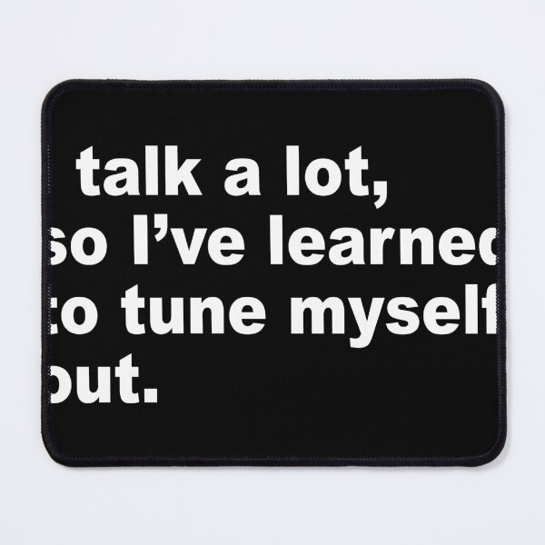 Item preview, I Talk a Lot Office Quote designed and sold by capecodgoods.