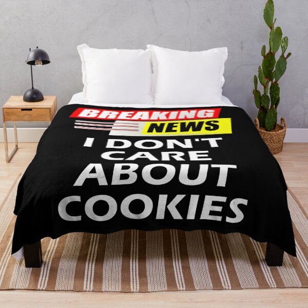 Item preview, Breaking News I Do Not Care About Cookies designed and sold by artfulnotebook.