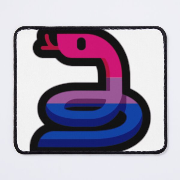 Artikelvorschau, Bisexuelle stolze Schlange Emoji entworfen und verkauft von KingsnakeArt.