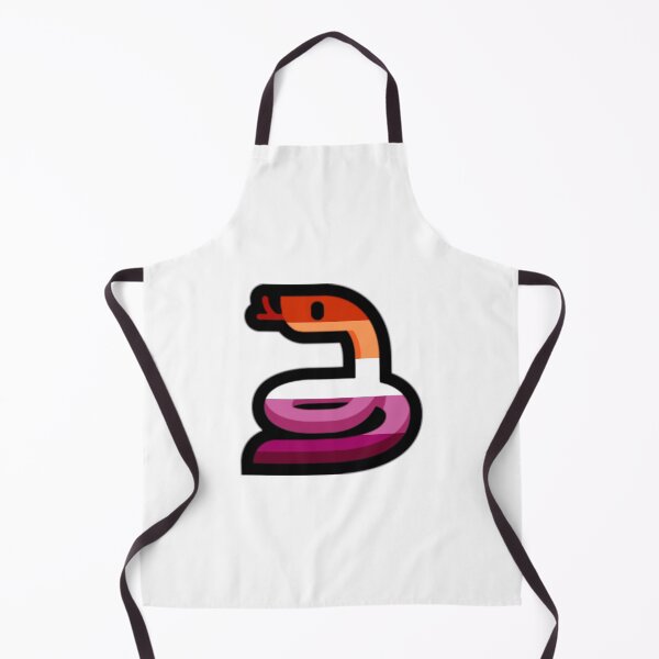 Item preview, Lesbian Pride Snake Emoji designed and sold by KingsnakeArt.