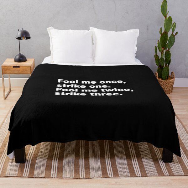 Item preview, Fool Me Once Office Quote designed and sold by capecodgoods.