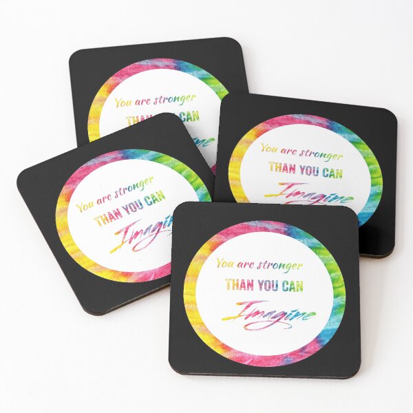 Item preview, You Have Got This, You Are Stronger Than You Can Imagine in tie dye font on white background  designed and sold by UncleStuScience.