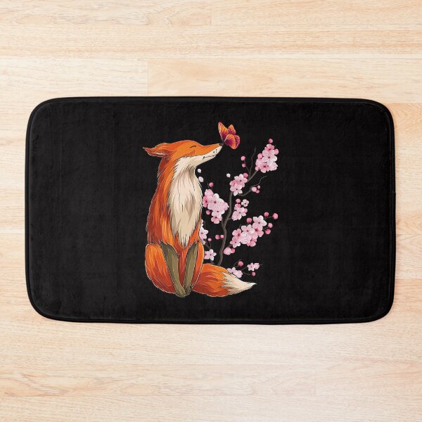 Item preview, Japanese Fox Cherry blossom Flower sakura trees Kawai designed and sold by SageJarc.