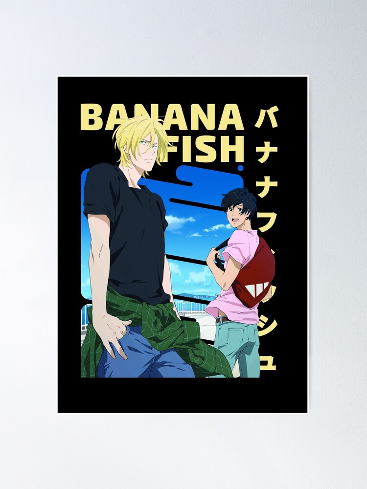 Banana Fish Ash Lynx Eiji Okumura Card Anime Poster for Sale by kino-san