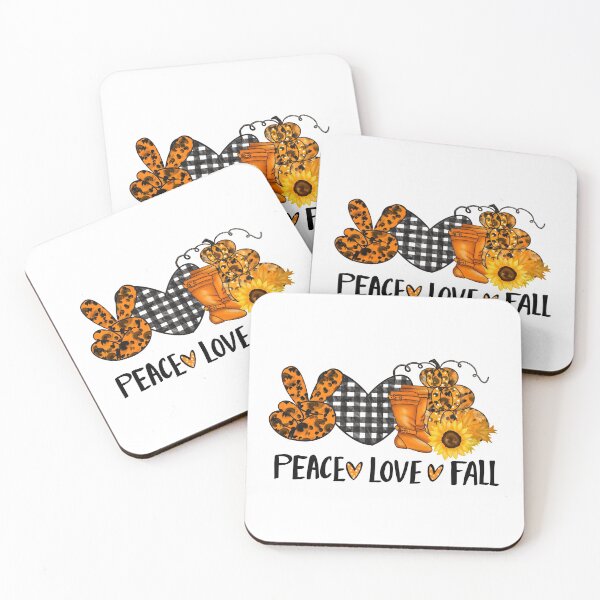 Item preview, Peace love Fall design for back to school or Thanksgiving designed and sold by BRtisticDesigns.