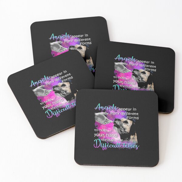 Item preview, Border Terrier Angels Appear In Many Different Forms To Hold Your Hand Through The Difficult Things designed and sold by Ferdynand.