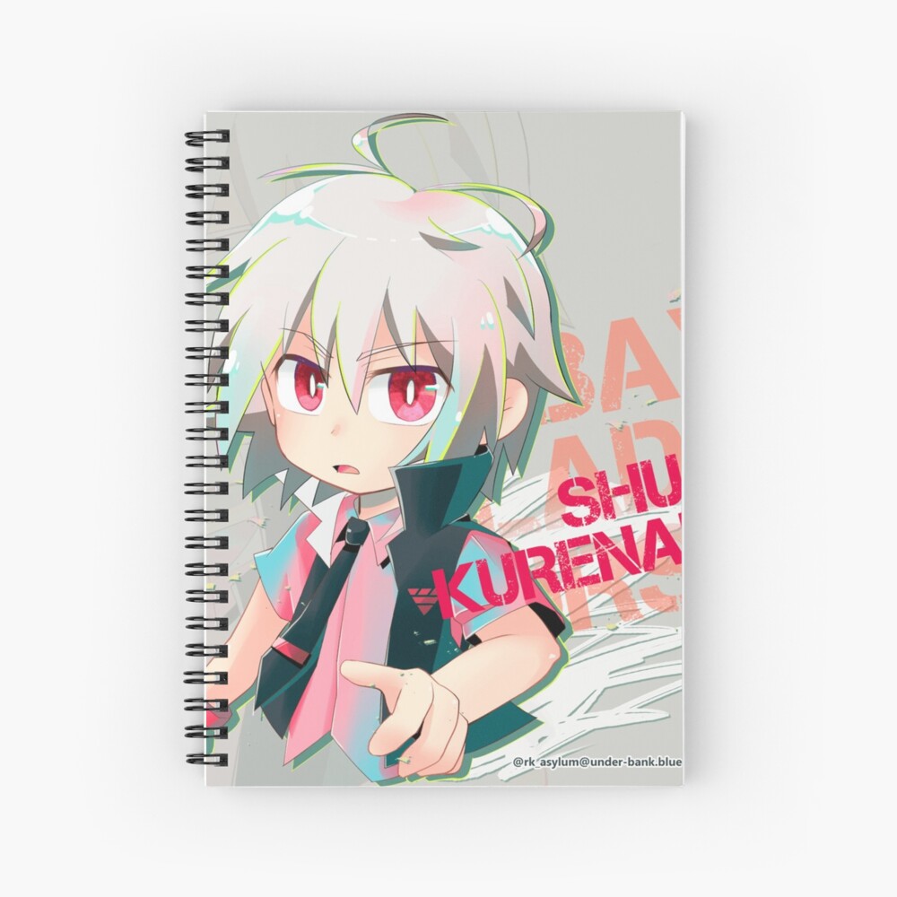 Shu Kurenai (no background) from Beyblade Burst Spiral Notebook