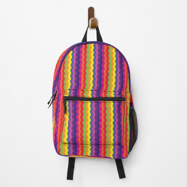 Item preview, Colorful Cray On Vertical Wave Pattern With Texture designed and sold by FridPix.