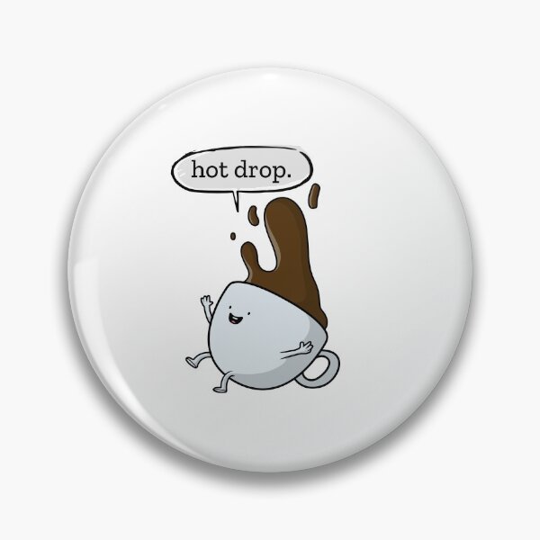 Item preview, hot drop. | cute coffee designed and sold by Sandeaux Designs.