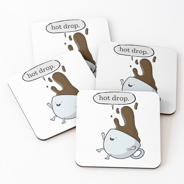 Item preview, hot drop. | cute coffee designed and sold by Sandeaux Designs.