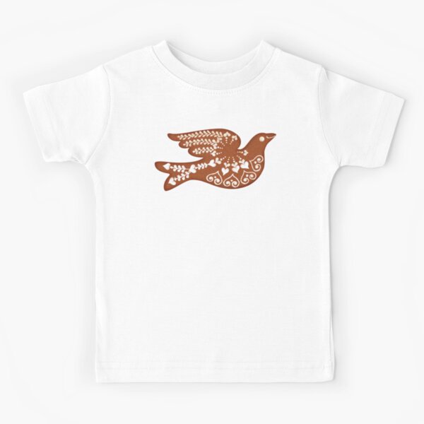 Gingerbread Bird Cookie Kids T-Shirt
