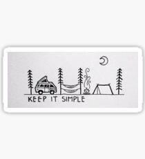 Keep it Simple Sticker