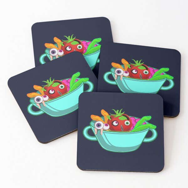 Item preview, Tomato soup cup monster Halloween T-shirt, Halloween Costume Shirt, Halloween stickers designed and sold by juartshop.