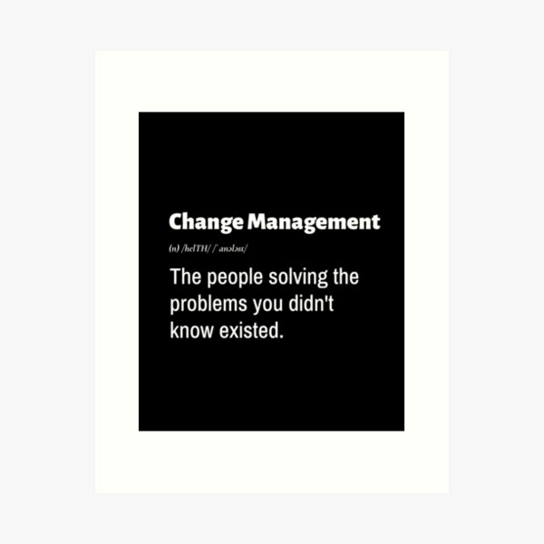 Item preview, Change Management Definition designed and sold by CJacobsDesigns.