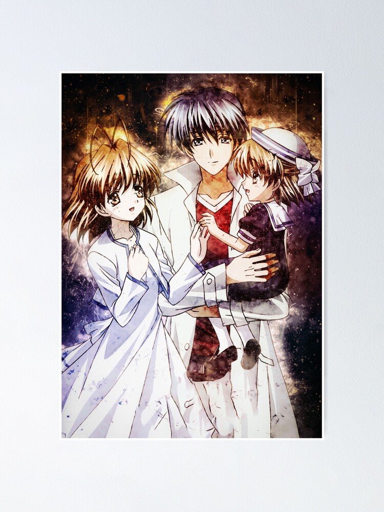 Clannad anime poster Nagisa Furukawa Art Print for Sale by wazzaah