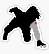 Winter Soldier Car Scene Sticker