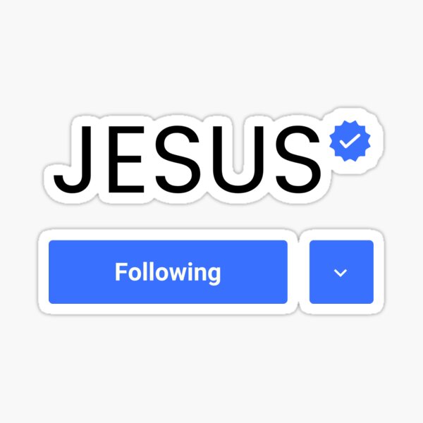 Item preview, TikTok Instagram Profile Following Jesus designed and sold by thesandrafadzai.