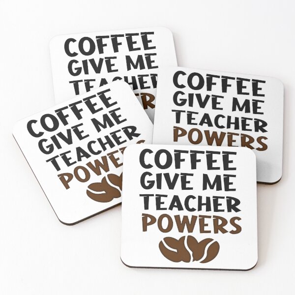 Item preview, Coffee Gives Me Teacher Powers designed and sold by ussastore.