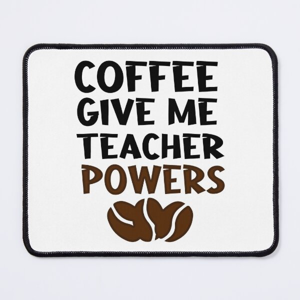 Item preview, Coffee Gives Me Teacher Powers designed and sold by ussastore.