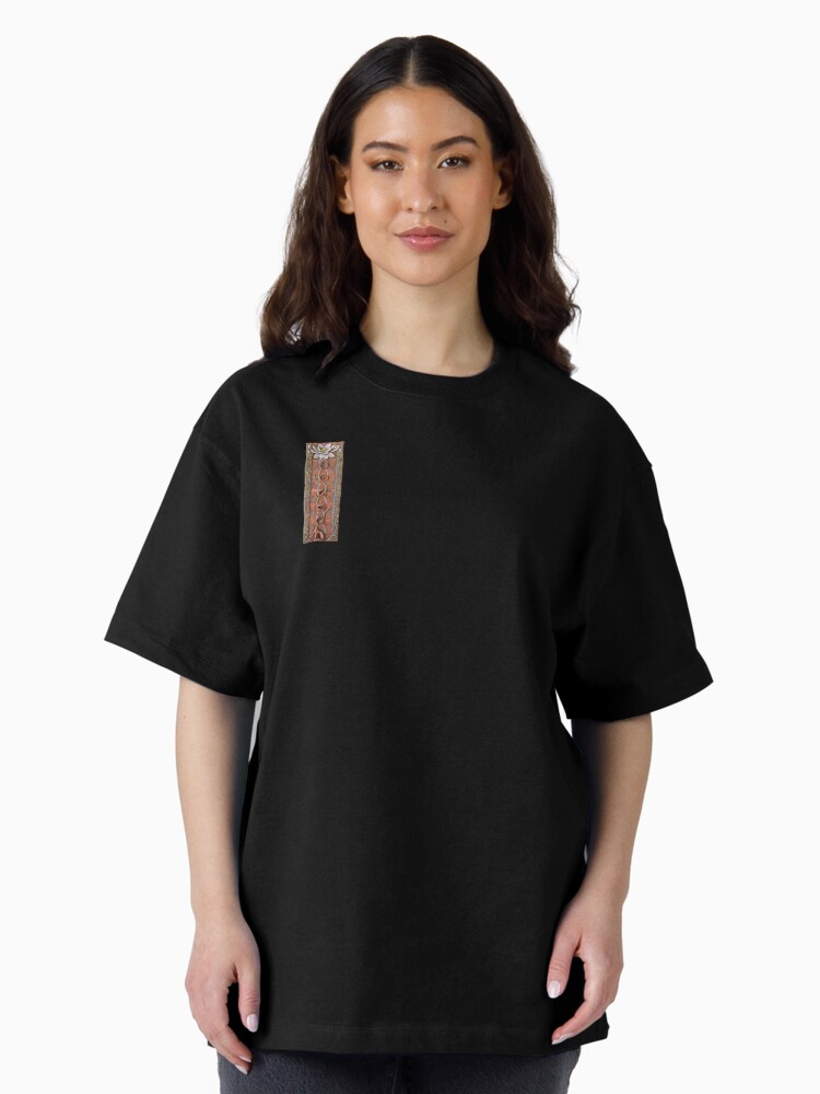 Thumbnail 2 of 7, Oversized T-Shirt, Lotus VII: sense doors designed and sold by MonaShiber.