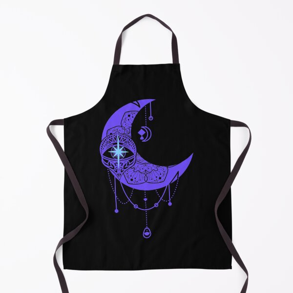 Item preview, Mandala Style Purple Crescent Moon Watchful Eye Design designed and sold by OnyxMoonDesigns.