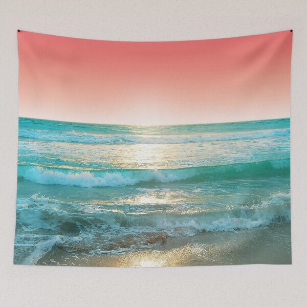 Item preview, Aqua and Coral, 1 designed and sold by kennethmarsden.