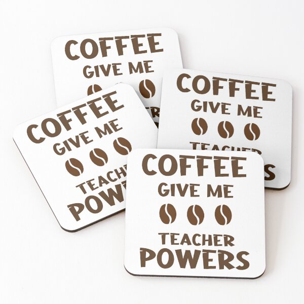 Item preview,  Coffee Gives Me Teacher Powers designed and sold by ussastore.