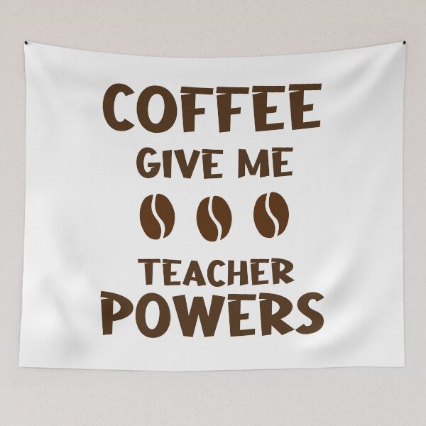 Item preview,  Coffee Gives Me Teacher Powers designed and sold by ussastore.