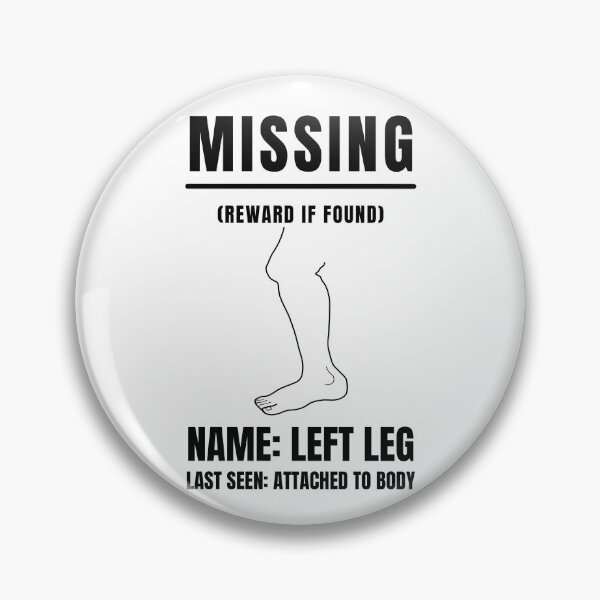 Item preview, MISSING LEG, Amputation, Leg Amputee,  Amputee Humour, Amputee, Amputee shirt, Amputee gift designed and sold by AmputTee.