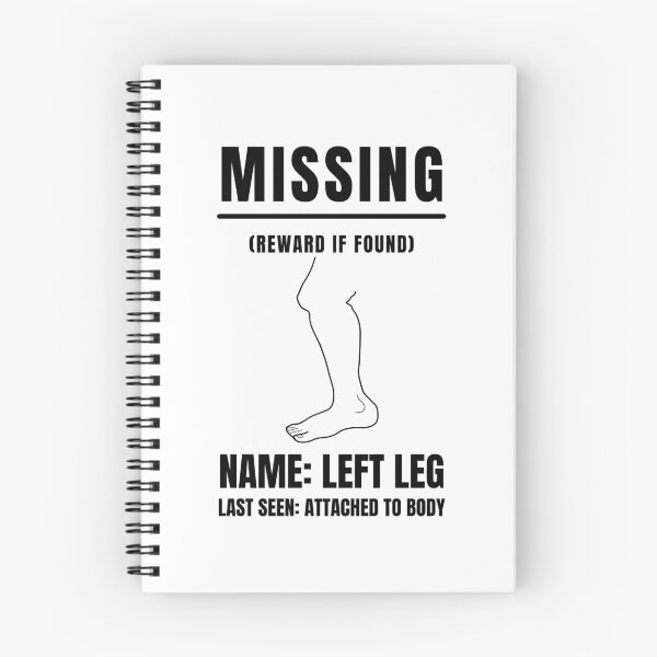 Item preview, MISSING LEG, Amputation, Leg Amputee,  Amputee Humour, Amputee, Amputee shirt, Amputee gift designed and sold by AmputTee.