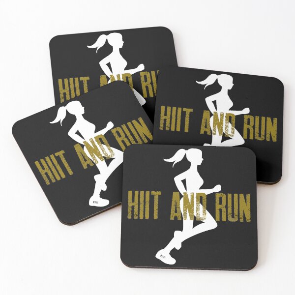 Item preview, HIIT AND RUN ► HIIT // BODYBUILDING // WORKOUT // MOTIVATIONAL // RUN designed and sold by MORE-THE-BRAND.