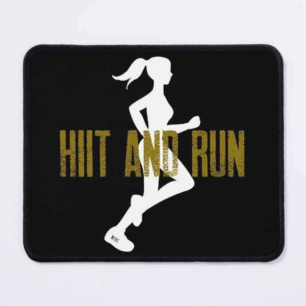 Item preview, HIIT AND RUN ► HIIT // BODYBUILDING // WORKOUT // MOTIVATIONAL // RUN designed and sold by MORE-THE-BRAND.