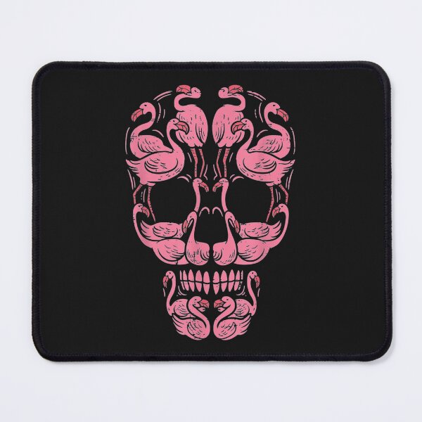Item preview, Pink Flamingo Skull Breast Cancer Awareness Halloween Women designed and sold by bluechic89.