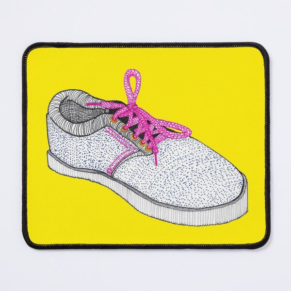 Item preview, Skate Shoes in Pink Ink on Yellow designed and sold by Theokotos.