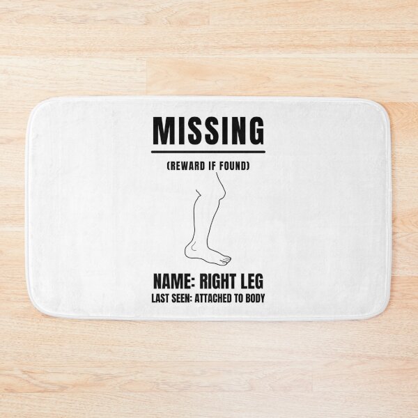 Item preview, MISSING LEG, Amputation, Leg Amputee,  Amputee Humour, Amputee, Amputee shirt, Amputee gift designed and sold by AmputTee.